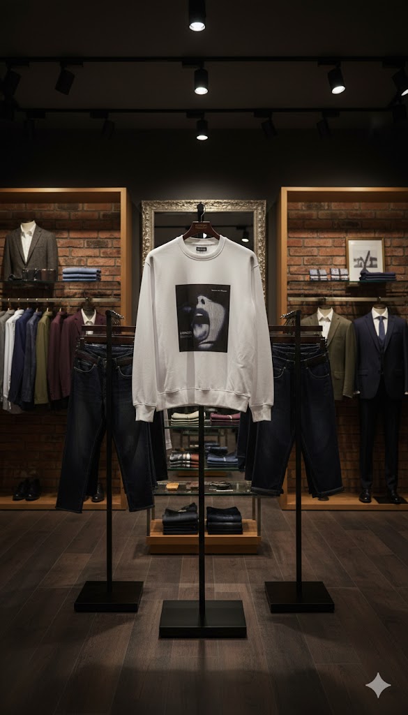 Premium Graphic Sweatshirt - سويت شيرت جرافيك فاخر