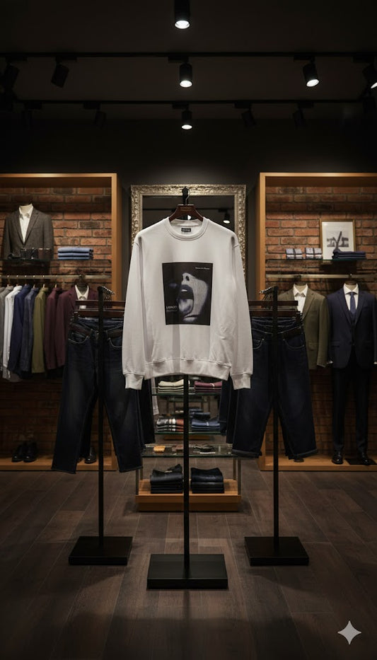 Premium Graphic Sweatshirt - سويت شيرت جرافيك فاخر