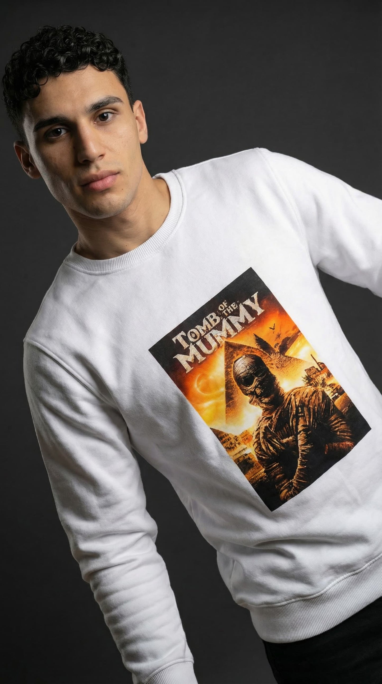 Premium Graphic Sweatshirt - سويت شيرت جرافيك فاخر